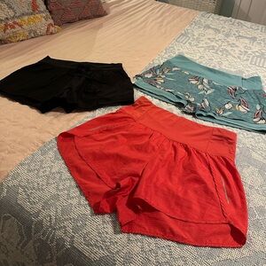 LOT of 3 Women’s Work Out shorts sz M ALL IN MOTION, AERIE and CALIA